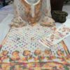 Georgette_bell_sleeves_daman_rose_keel_jaal_kurti_with_chikankari_work