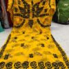 Mul_Mul_printed_pocket_kurti_with_chikankari_work