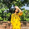 Mul_Mul_printed_pocket_kurti_with_chikankari_work