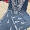 Exclusive_Lucknowi_chikankari_soft_Rayon_kurti_&_plazo_set_with_chikankari_work