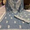 Cotton_kurti_with_plazo_set_with_chikankari_work