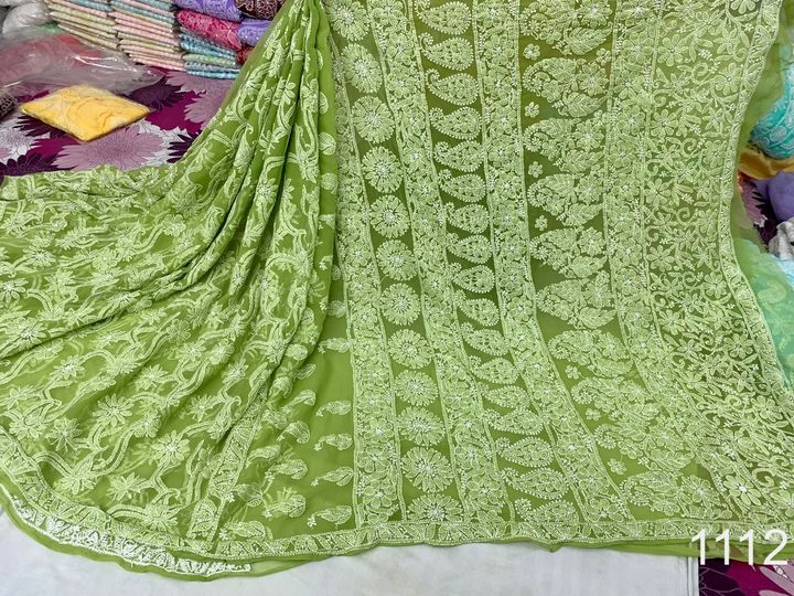 Georgette_light_all_over_jaal_saree_with_chikankari_work