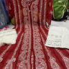 Georgette_back_panel_anarkali_kurti_with_mirror_and_chikankari_work