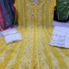 Georgette_back_panel_anarkali_kurti_with_mirror_and_chikankari_work