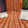 Georgette_back_panel_anarkali_kurti_with_mirror_and_chikankari_work