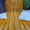 Georgette_back_panel_anarkali_kurti_with_mirror_and_chikankari_work
