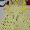 Georgette_bell_sleeves_chikankari_kurti_with_perl_&_mirror_work