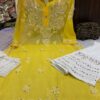 Georgette_patya_gala_buti_kurti_with_gota_and_chikankari_work