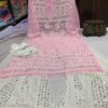 Georgette_yok_daman_kurti_with_mirror_and_chikankari_work