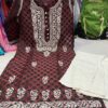 Chanderi_cotton_kurti_with_chikankari_work
