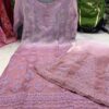 Georgette_kurti_&_Sharara_dye_set_with_chikankari_work