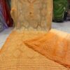 Georgette_kurti_&_Sharara_dye_set_with_chikankari_work