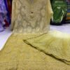 Georgette_kurti_&_Sharara_dye_set_with_chikankari_work
