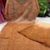 Georgette_kurti_&_Sharara_dye_set_with_chikankari_work
