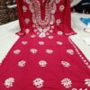 Rayon_gala_buti_kurti_ghaspatti_embroidery_with_chikankari_work