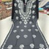 Rayon_gala_buti_kurti_ghaspatti_embroidery_with_chikankari_work