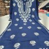 Rayon_gala_buti_kurti_ghaspatti_embroidery_with_chikankari_work
