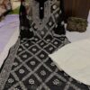Georgette_kangan_jaal_kurti_with_chikankari_work