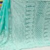 Georgette_skirt_border_saree_&_blouse_with_chikankari_work