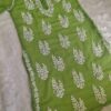 Georgette_rose_jaal_kurti_ghaspatti_embroidery_with_chikankari_work
