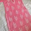 Georgette_rose_jaal_kurti_ghaspatti_embroidery_with_chikankari_work