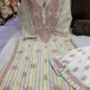 Linen_cotton_kurti_with_chikankari_work