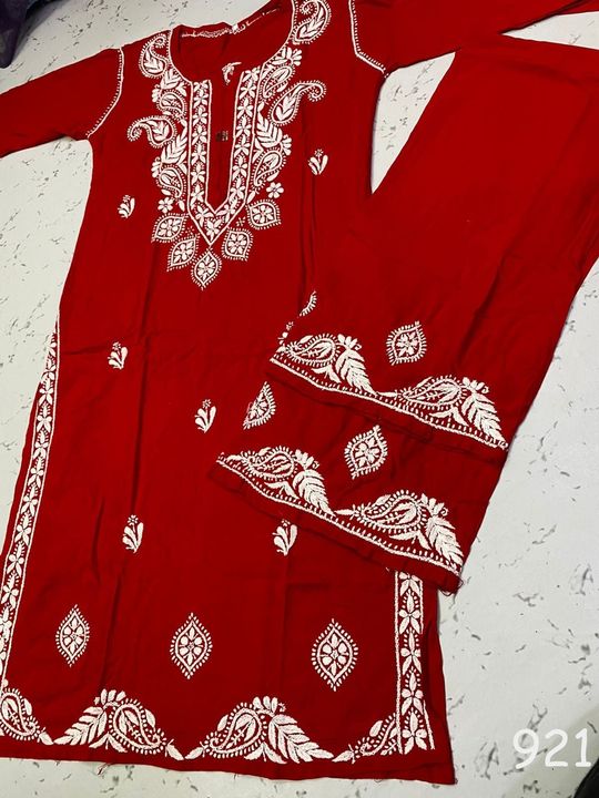 Modal_kurti_&_plazo_set_with_chikankari_work