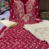 Georgette_Patti_jaal_kurti_with_chikankari_work