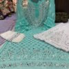 Georgette_rose_bell_sleeves_kurti_with_mirror_and_chikankari_work