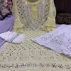 Georgette_rose_bell_sleeves_kurti_with_mirror_and_chikankari_work