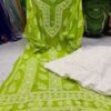 Georgette_umbrella_sleeves_kurti_with_pearl_and_chikanari_work