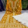 Georgette_umbrella_sleeves_kurti_with_pearl_and_chikanari_work