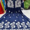 Modal_cotton_gown_with_chikankari_work