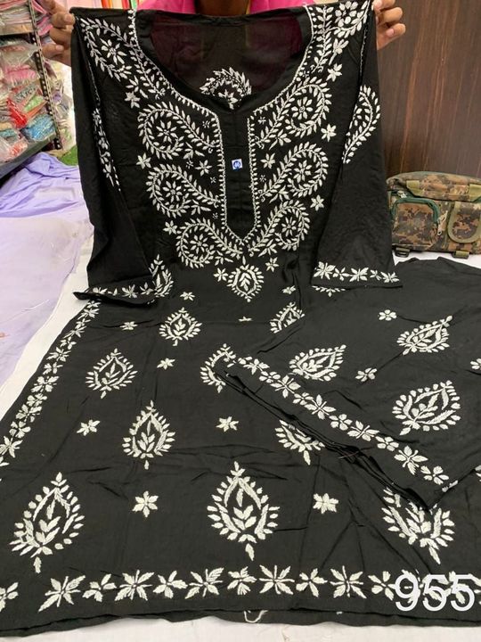 Modal_kurti_&_plazo_set_with_chikankari_work