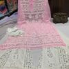 Georgette_yok_daman_kurti_with_mirror_and_chikankari_work