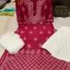Georgette_Mahi_daman_kurti_with_chikanari_work