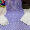 Georgette_Mahi_daman_kurti_with_chikanari_work