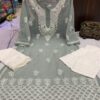 Georgette_Mahi_daman_kurti_with_chikanari_work