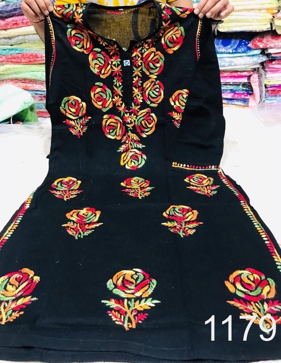 Pure_cotton_kurti_chikankari_work