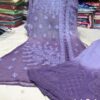 Georgette_bell_sleeves_pearl_a_line_kurti_dye_set_with_chikankari_work