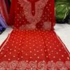 Georgette_rose_keel_kurti_with_chikankari_work