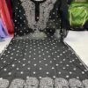 Georgette_rose_keel_kurti_with_chikankari_work