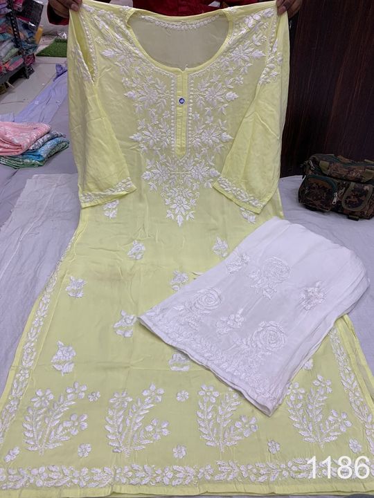 Modal_cotton_kurti__plazo_set_with_chikankari_work