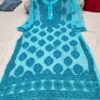 Georgette_buta_jaal_kurti_with_chikankari_work