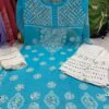 Georgette_kurti_with_mirror_and_chikankari_work