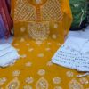 Georgette_kurti_with_mirror_and_chikankari_work