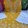 Georgette_kurti_with_mirror_and_chikankari_work