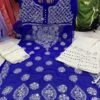 Georgette_kurti_with_mirror_and_chikankari_work
