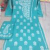 Rayon_kurti_and_plazo_with_chikankari_work