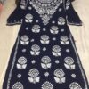 Modal_cotton_rose_kurti_with_chikankari_work